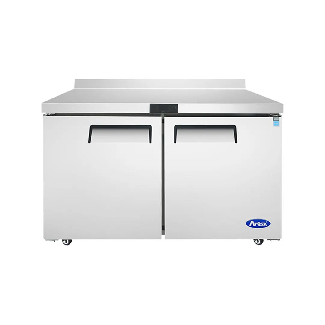 Atosa USA MGF8413GR 48" 2-Section Undercounter Worktop Freezer w/ 2 Doors, 13.4 cu. ft.