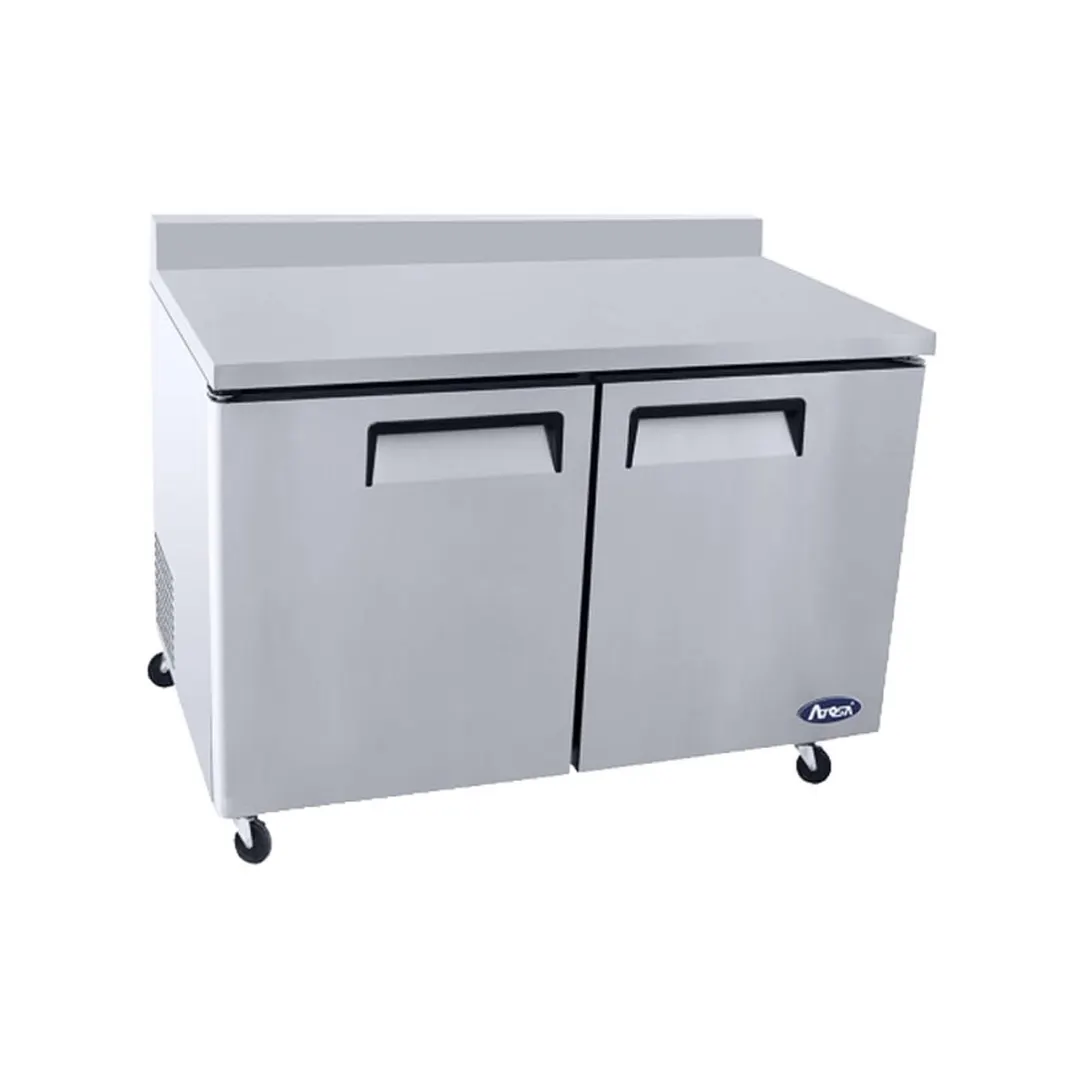 Atosa USA MGF8413GR 48" 2-Section Undercounter Worktop Freezer w/ 2 Doors, 13.4 cu. ft.
