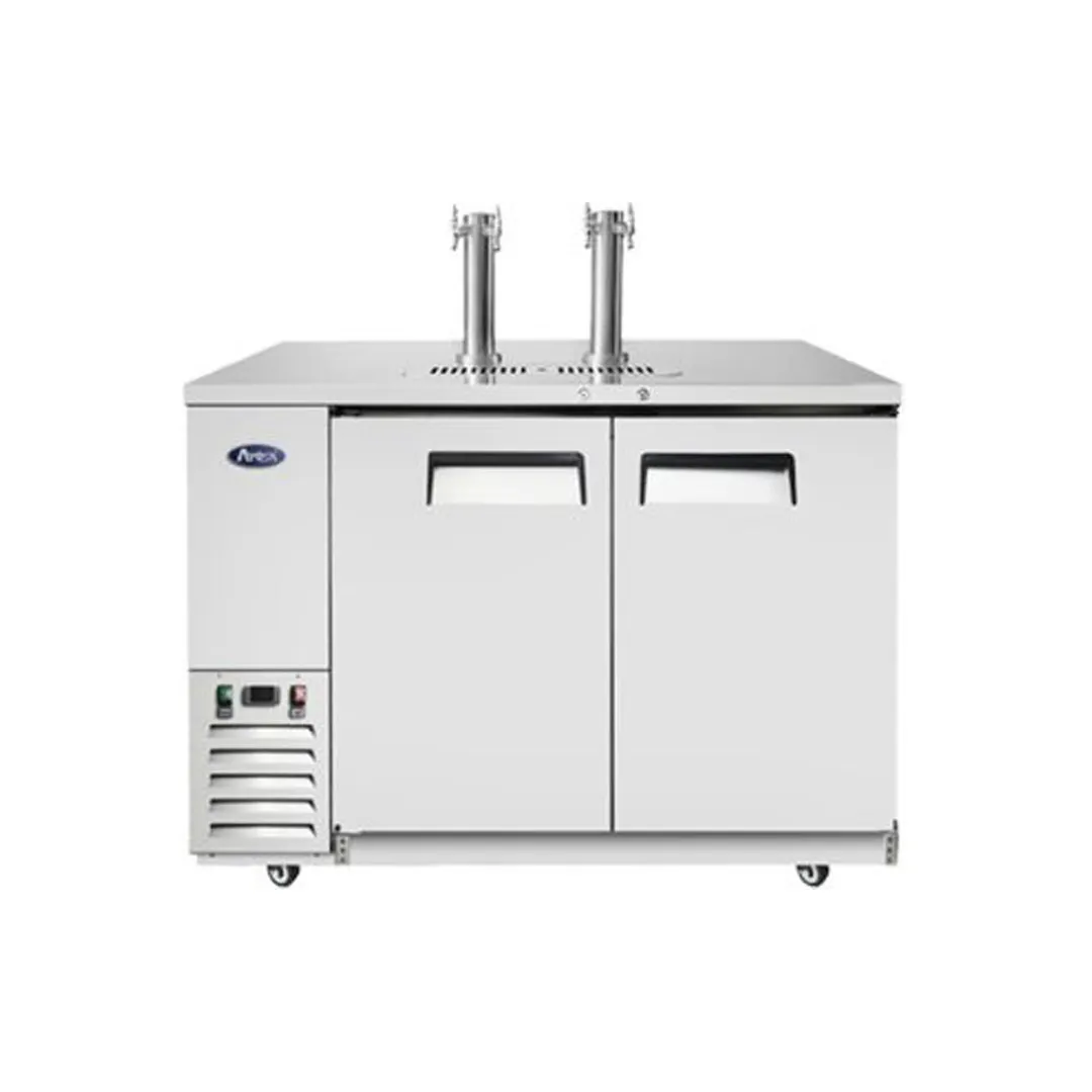 Atosa USA MKC58GR 57" 2 Towers Draft Beer Cooler Dispenser, 17.3 cu. ft.