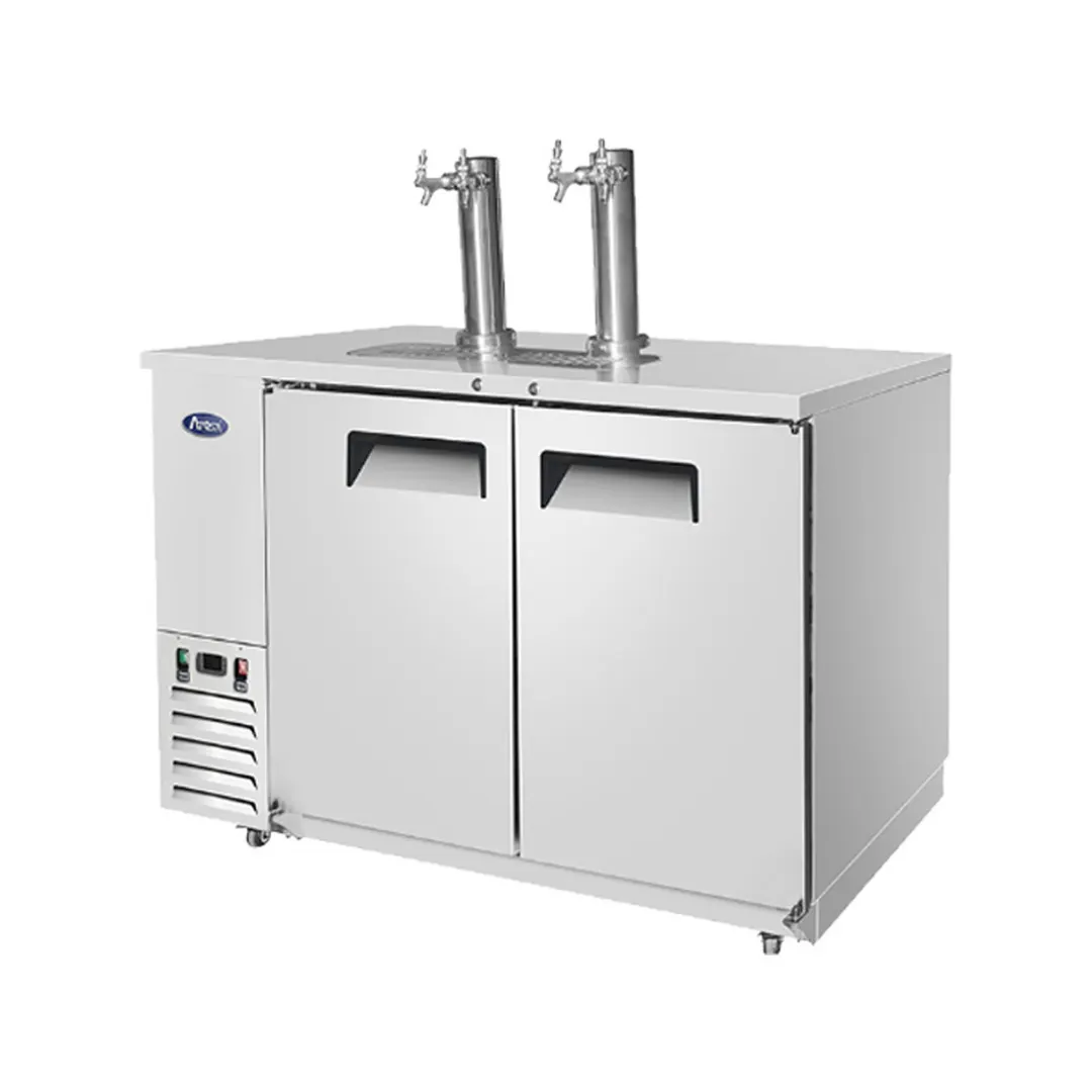 Atosa USA MKC58GR 57" 2 Towers Draft Beer Cooler Dispenser, 17.3 cu. ft.
