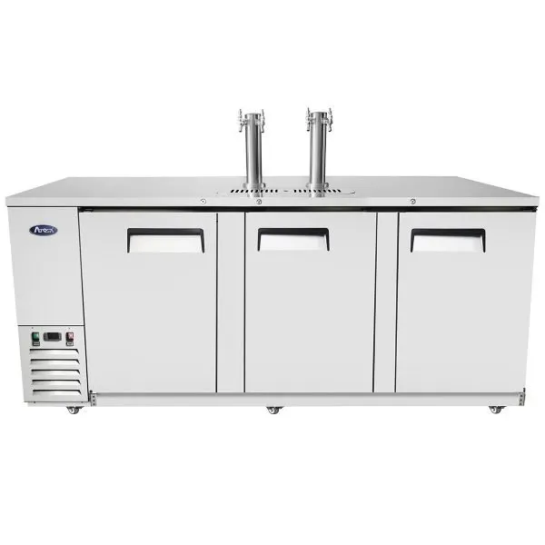 Atosa USA MKC90GR 89" 2 Towers Draft Beer Cooler Dispenser, 30.1 cu. ft.