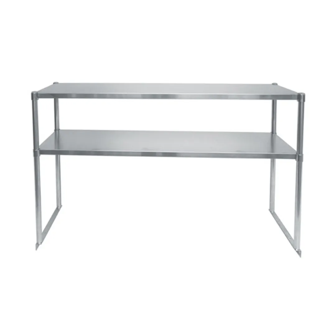Atosa USA MROS-4RE 48" Sound Deadened Overshelf with Double Shelves/18 Gauge Stainless Steel