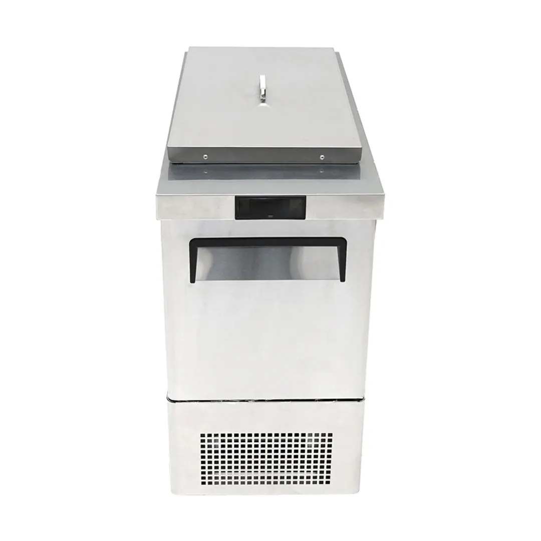 Atosa USA MSF17GR-NTCV 17" One Section Sandwich / Salad Prep Table w/ 1 Door, 8 pans 3.7 cu. ft.