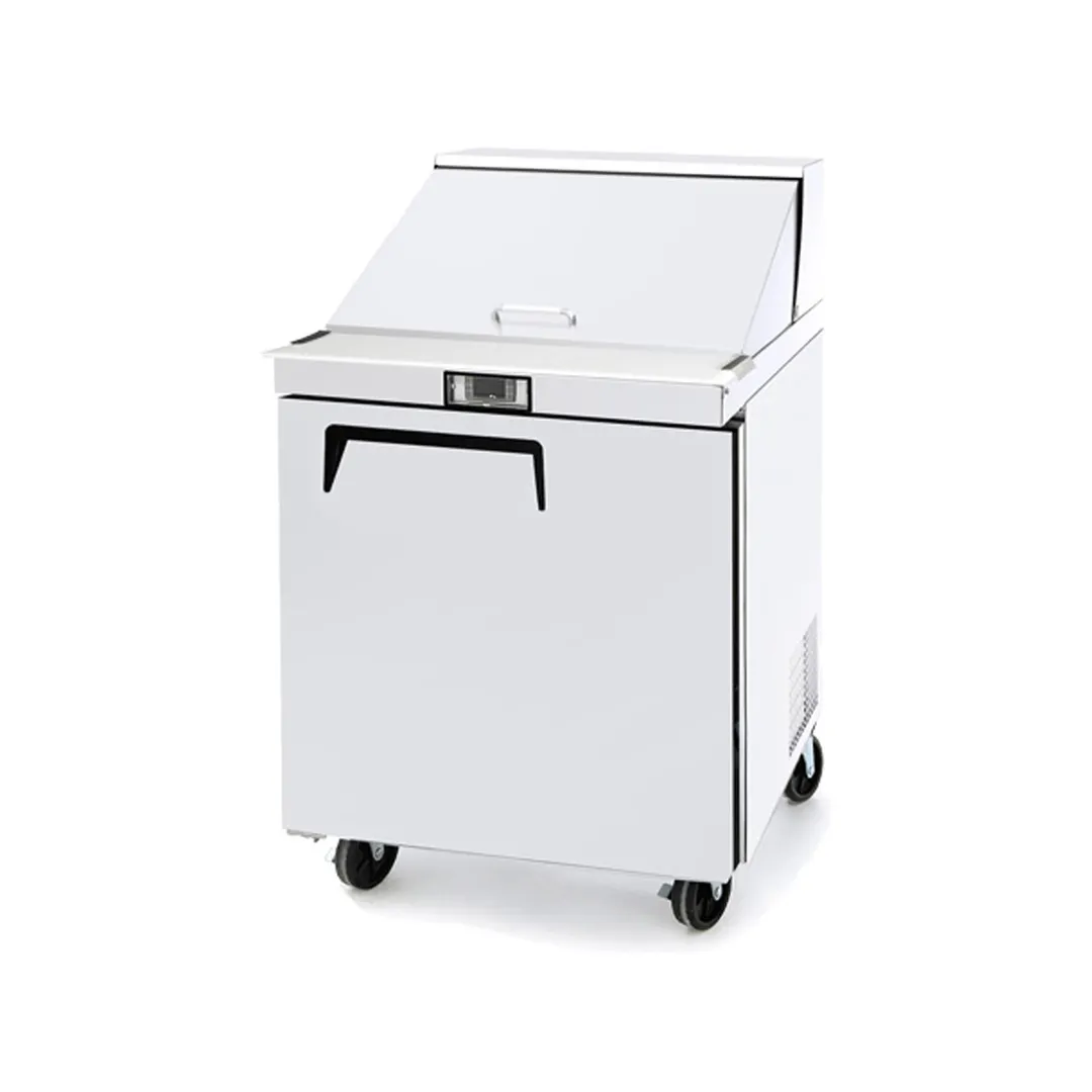 Atosa USA MSF8305GR 27" One Section Mega Top Sandwich/Salad Prep Table w/ 1 Door, 12 Pans