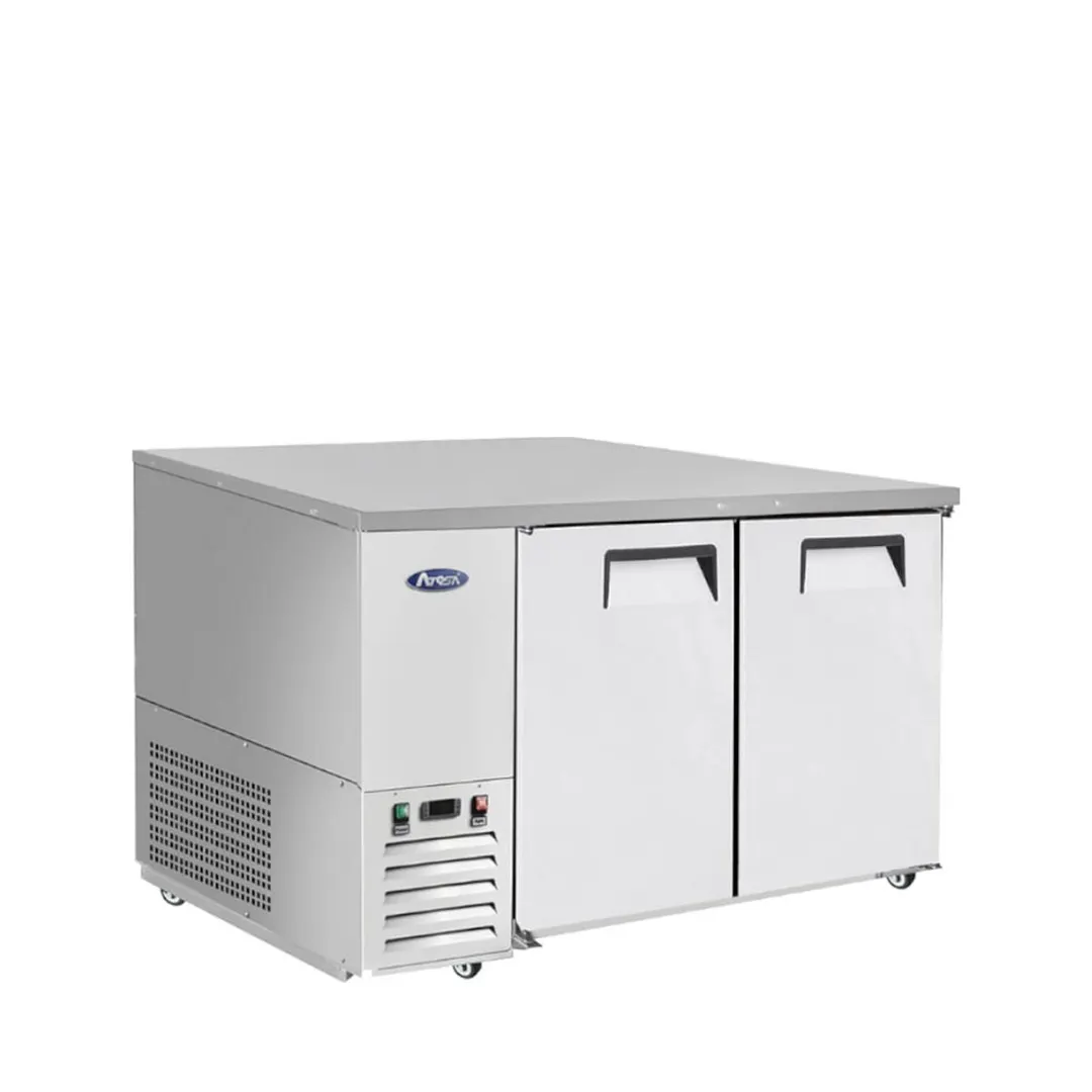 Atosa USA SBB48GRAUS1 48" Two Section Back Bar Cooler with Solid Door, 11.5 cu. ft.