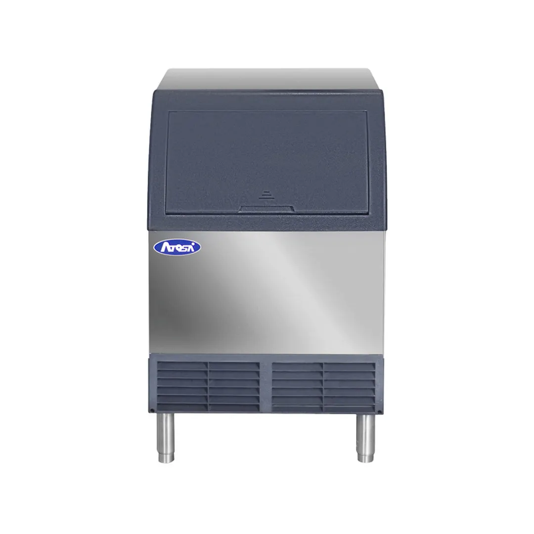 Atosa USA YR140-AP-161 24" Air Cooled Half Cube 142 lb Undercounter Ice Machine with 88 lb Bin