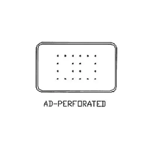 Atlas Metal AD-PERFORATED Adapter Plate