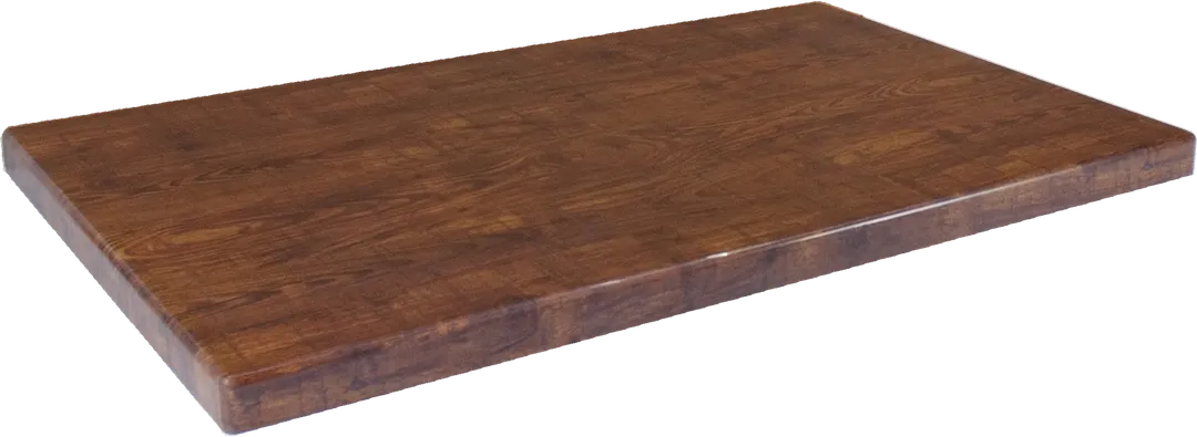 ATS ATR3048-VTW Rectangle Restaurant Table Top, 30x48, Resin, Vintage Walnut Finish
