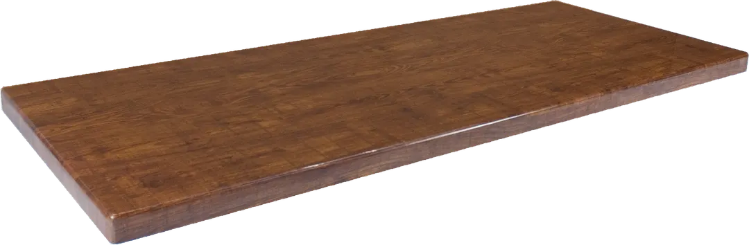 ATS ATR3072-VTW Rectangle Restaurant Table Top, 30x72, Resin, Vintage Walnut Finish