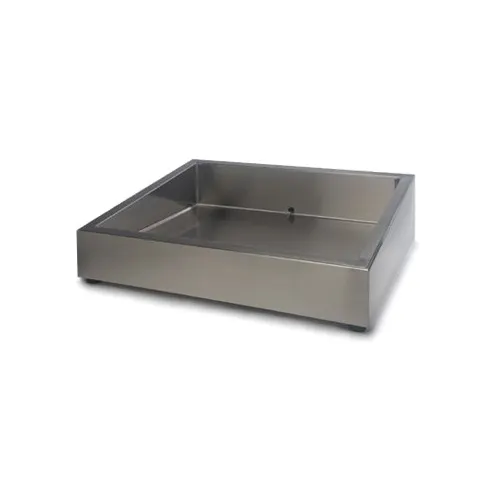 Atlas Metal CTIP-2424 Insulated Ice Pan, 24" x 24" Square, 304 Steel Ball Valve Drain, NSF