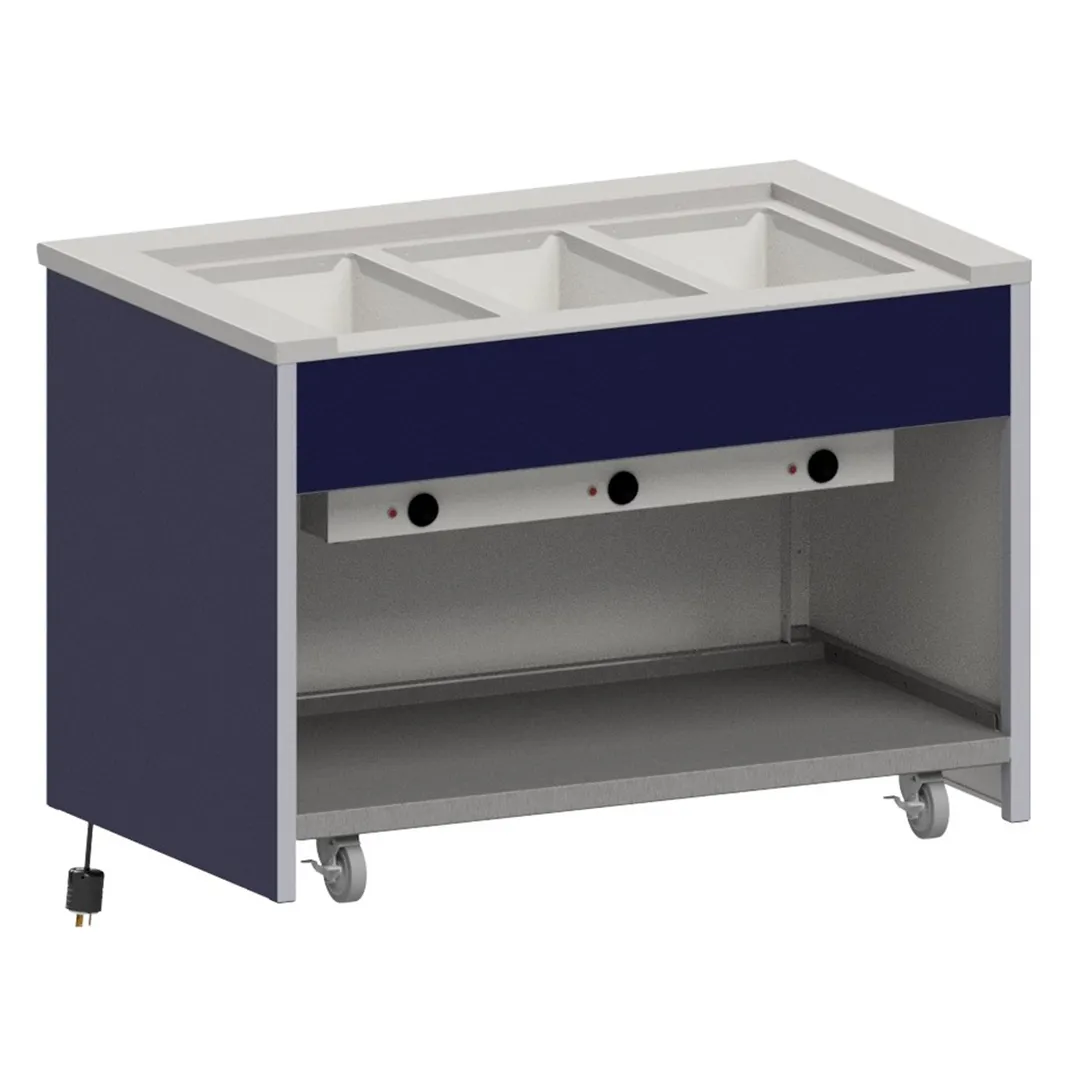 Atlas Metal INFIH-OT-5 77" Mobile Hot Food Unit, (5) Wells