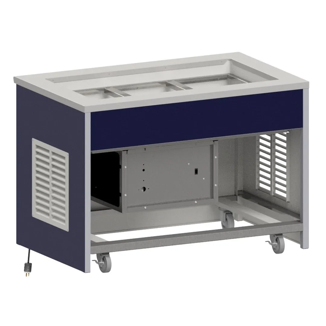 Atlas Metal INFRM-3 50" Refrigerated Cold Food Unit, (3) Pan