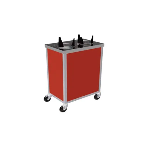Atlas Metal MEPD4H-5 Heated Mobile Plate Dispenser, Enclosed Design