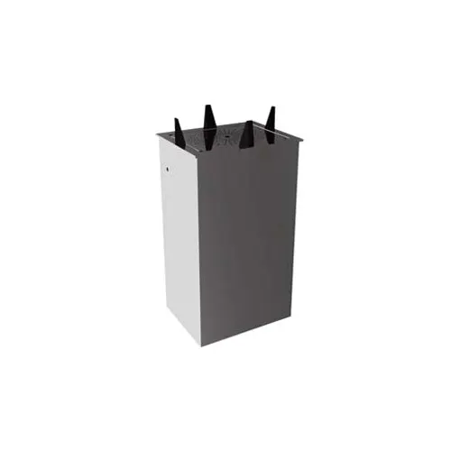 Atlas Metal PDOS-15 Drop-In Oval Platter Dispenser, Enclosed Frame