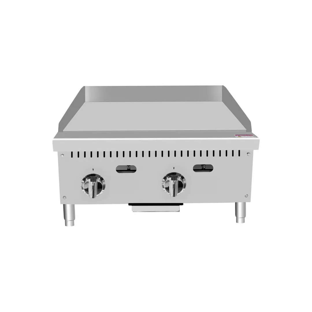 Atosa USA ATTG-24 24" CookRite Countertop Gas Griddle w/ Thermostatic Controls, 50.000 BTU