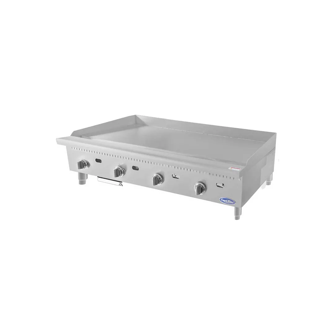 Atosa USA ATTG-48 48" CookRite Countertop Gas Griddle w/ Thermostatic Controls, 100.000 BTU