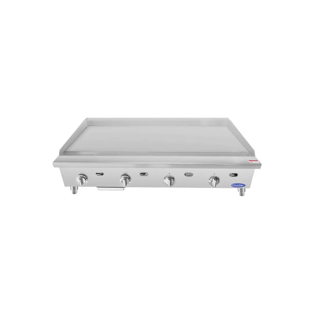 Atosa USA ATTG-48 48" CookRite Countertop Gas Griddle w/ Thermostatic Controls, 100.000 BTU