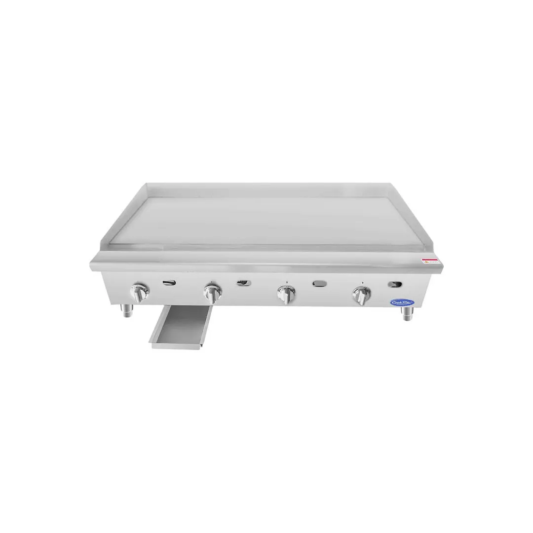 Atosa USA ATTG-48 48" CookRite Countertop Gas Griddle w/ Thermostatic Controls, 100.000 BTU