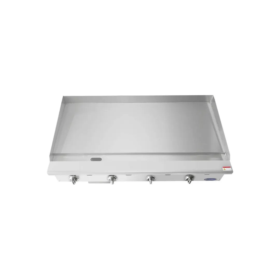Atosa USA ATTG-48 48" CookRite Countertop Gas Griddle w/ Thermostatic Controls, 100.000 BTU