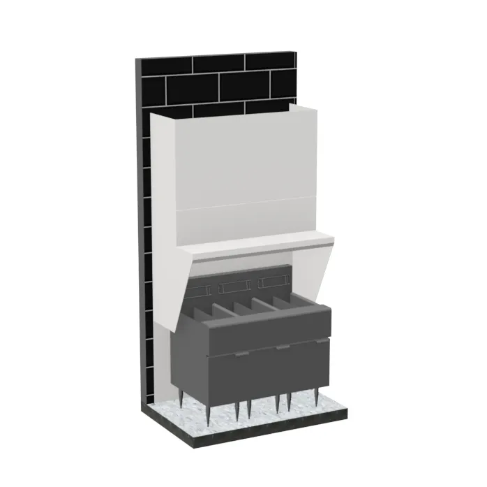 Avtec SSA-FRYER3-20 Simplespec Fryer Hood, Type I, Wall Mount