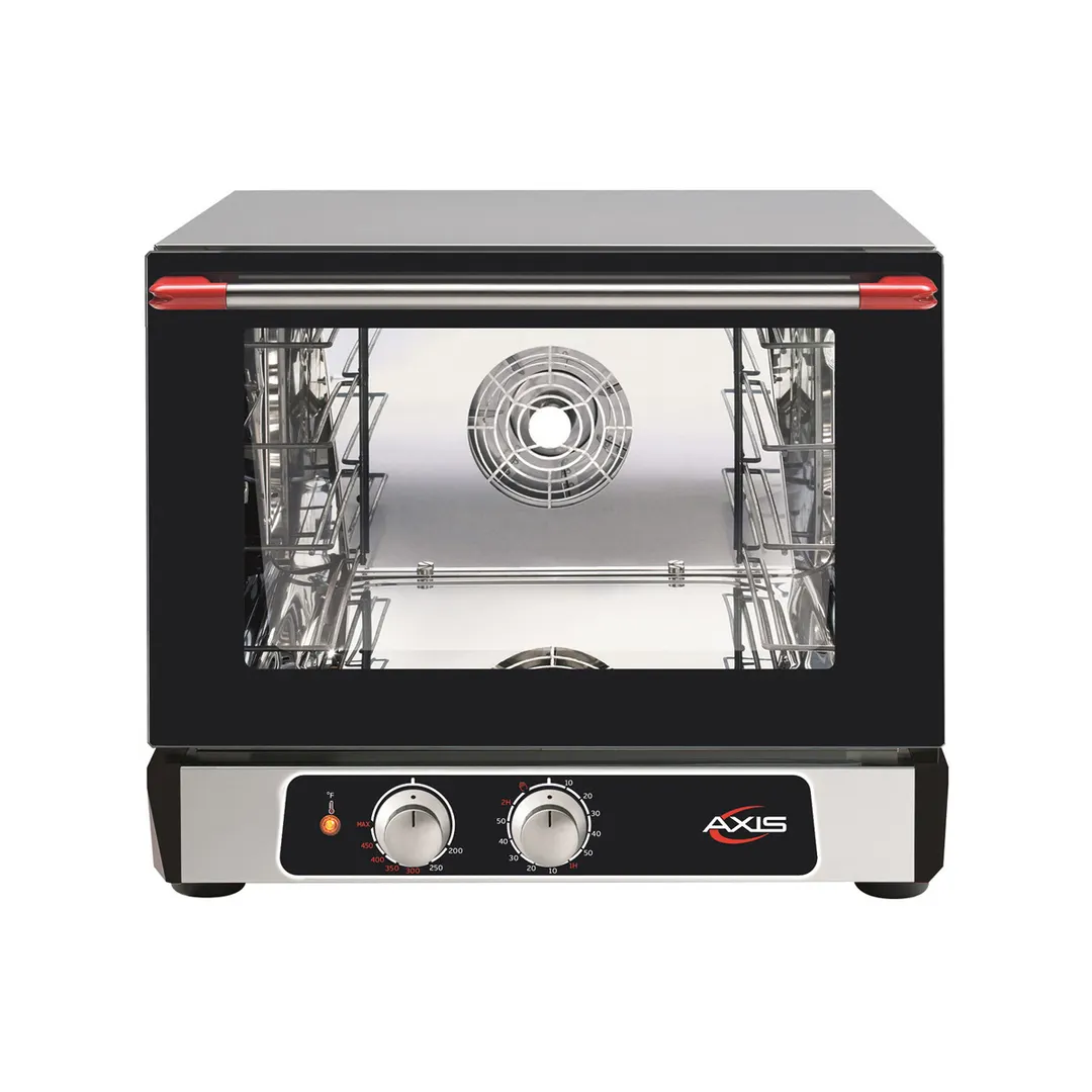 Axis AX-513 Single Deck Half Size Electric Convection Oven with Manual Controls