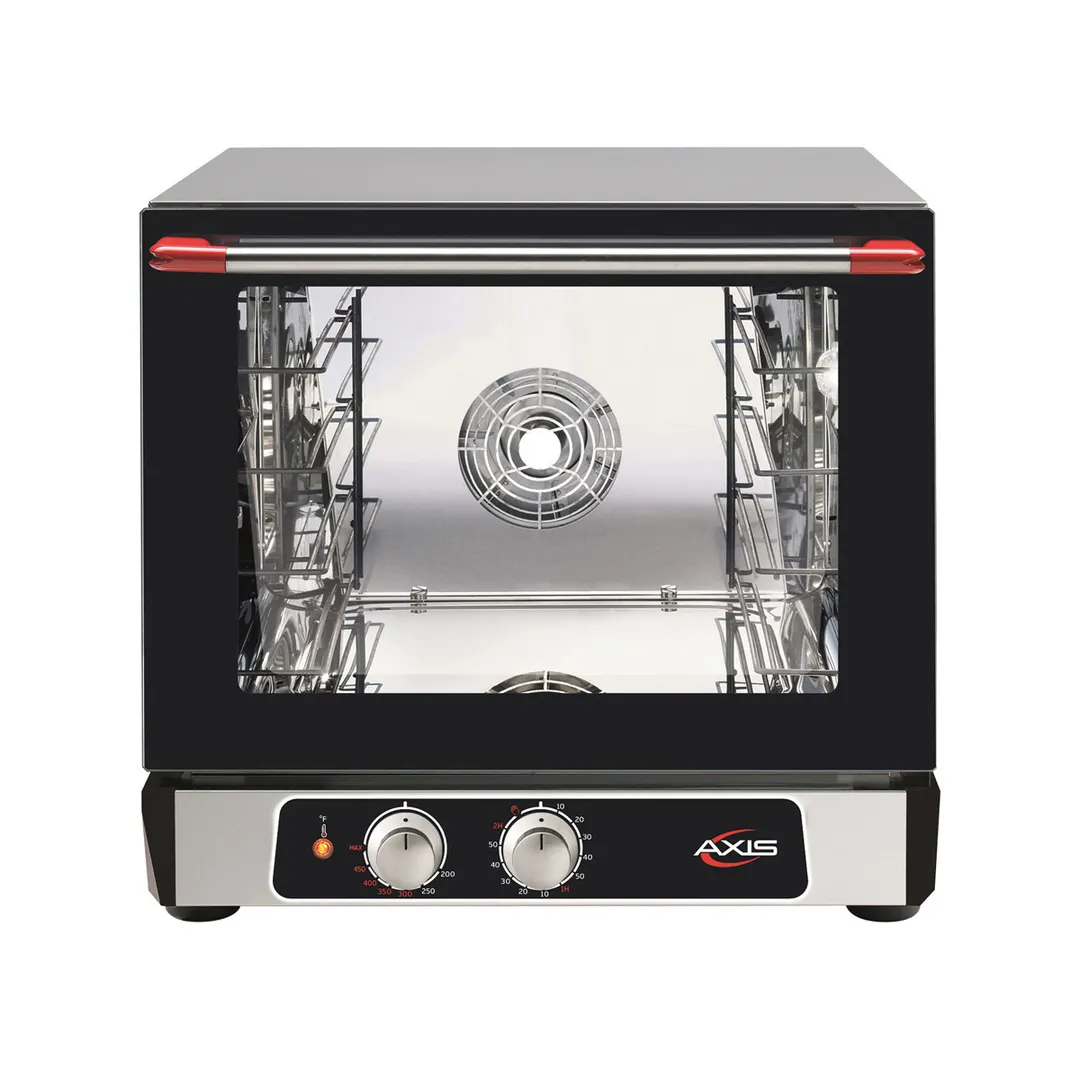 Axis AX-514 Single Deck Half Size Electric Convection Oven with Manual Controls