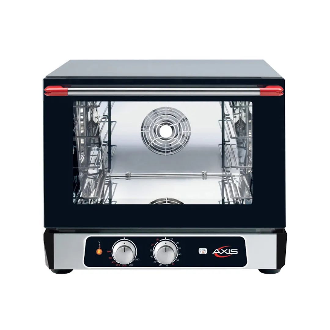 Axis AX-514RH Single Deck Half Size Electric Convection Oven with Manual Controls