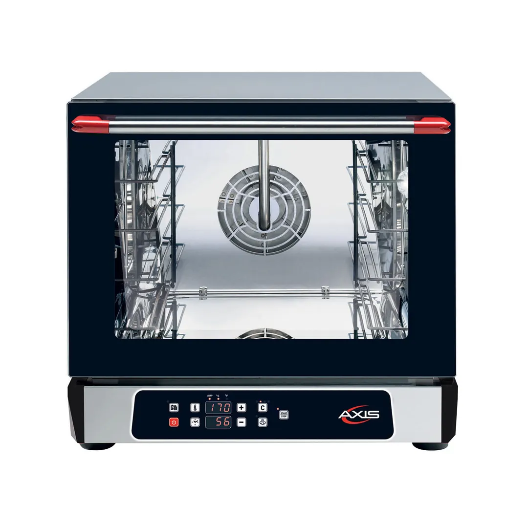Axis AX-514RHD Single Deck Half Size Electric Convection Oven with Programmable Controls
