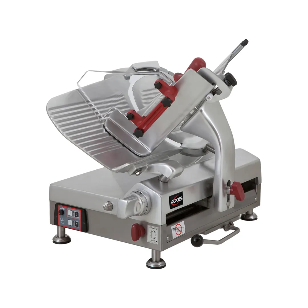 Axis AX-S13GA Automatic Feed Meat Slicer with 13" Blade, Gear Driven