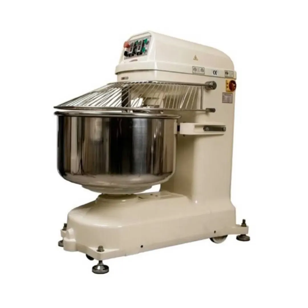BakeMax BMSM020 Floor Model Spiral Mixer with 36 qt Fixed Bowl, 2-Speed, 44 lbs Dough Capacity
