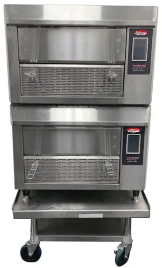 BakeMax BMSRAF02 RAF Greaseless Double Stacked Commercial Air Fryer, 10 lb Capacity, 208V
