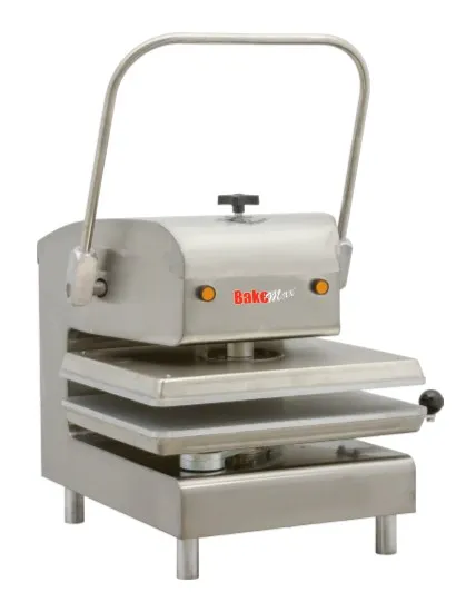 BakeMax BMTXM218W 18" Manual Dual Heat Tortilla/ Pizza Dough Press, 3100W, 220V