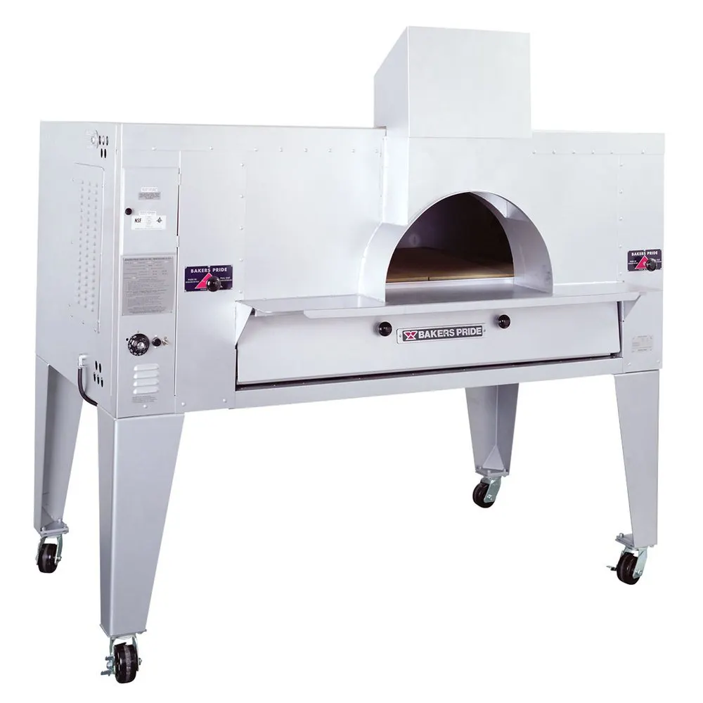 Bakers Pride FC-816 84" Single Deck Gas Pizza Oven