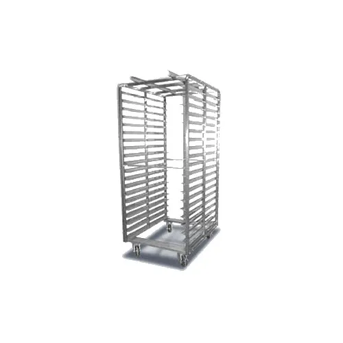 Baxter BDRSB-15 Roll-In Oven Rack for Double Rack Ovens with (15) Slides, 4" Spacing, Double Side Load