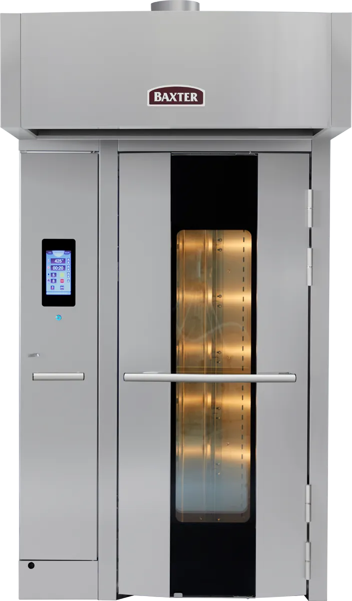 Baxter OV520G1 Roll-In Gas Rotating Single Rack Oven with Touch Screen Controls, 180.000 BTU