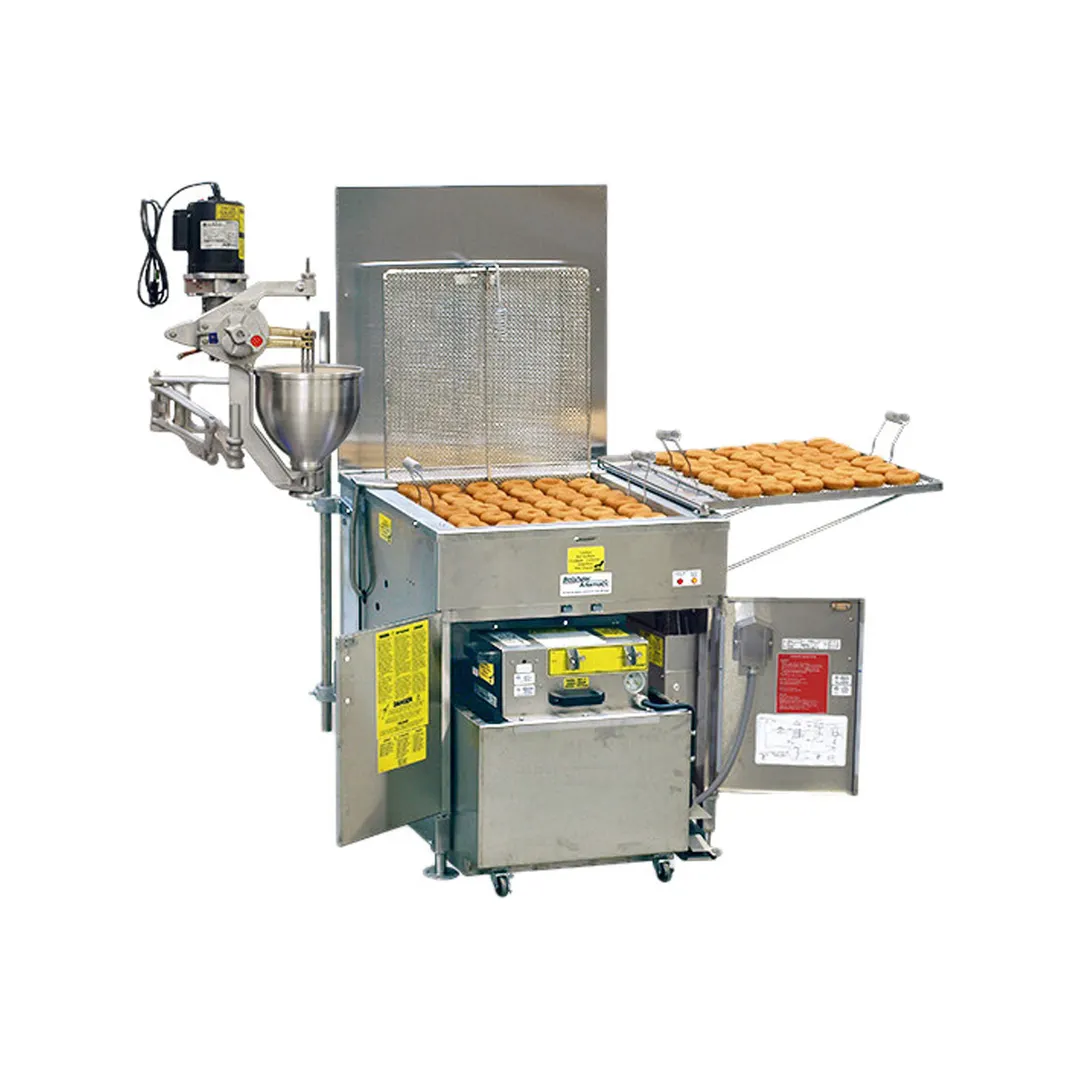 Belshaw 21263-10 (718LCG-120V-NG) Open Kettle Gas Donut Fryers, Electronic Controller, 44.000 BTU