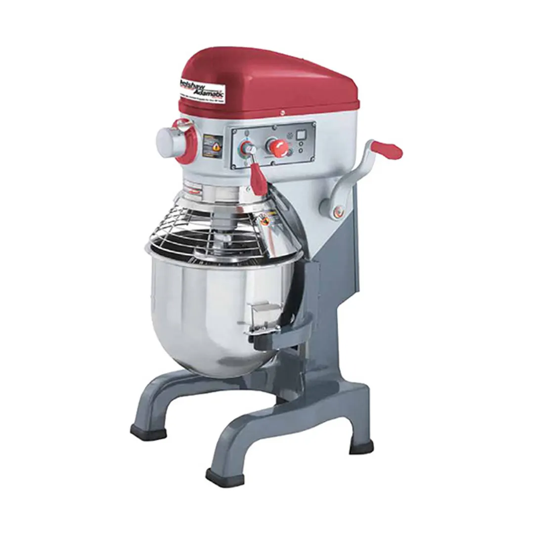 Belshaw 21698 Countertop 20 qt Planetary Mixer with Digital Control Panel, 3-Speed, 1/2 hp