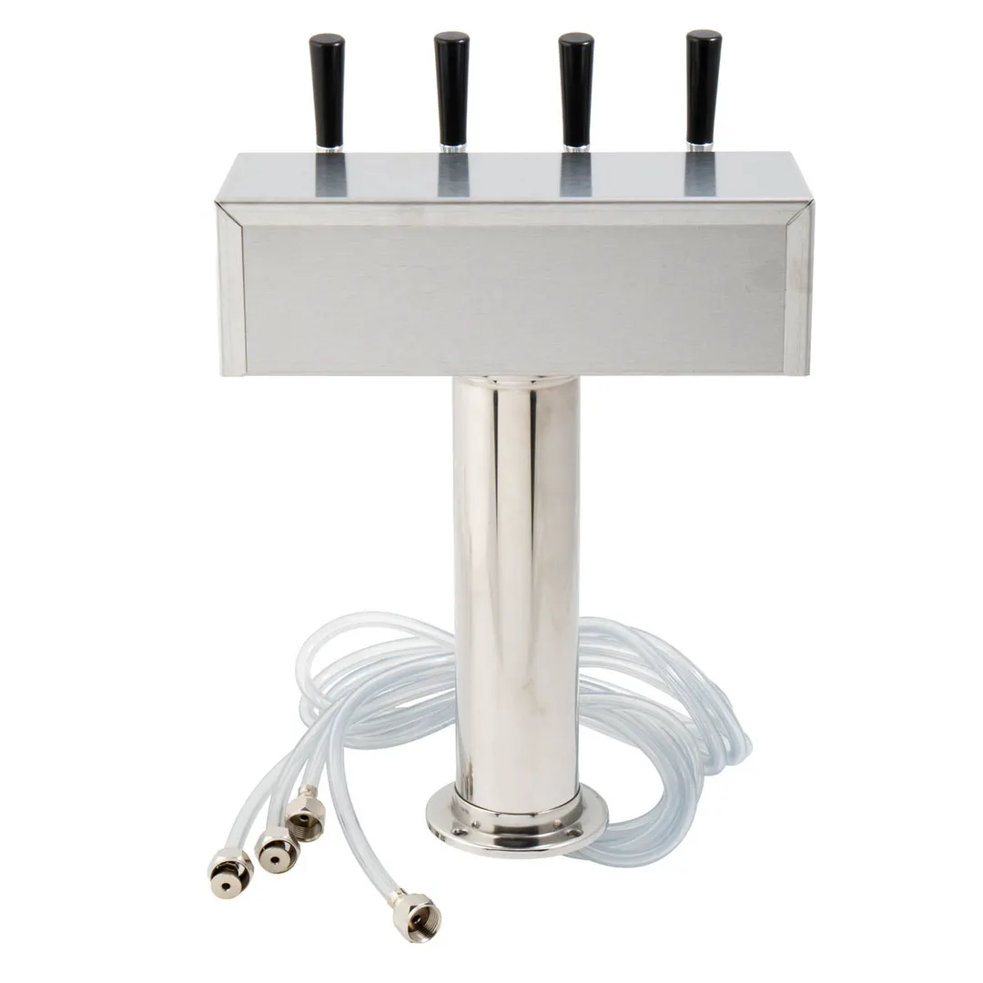 Beverage Air 406-064A 4 Tap Draft Beer / Wine Dispensing Tower w/ (1) 3" Tower