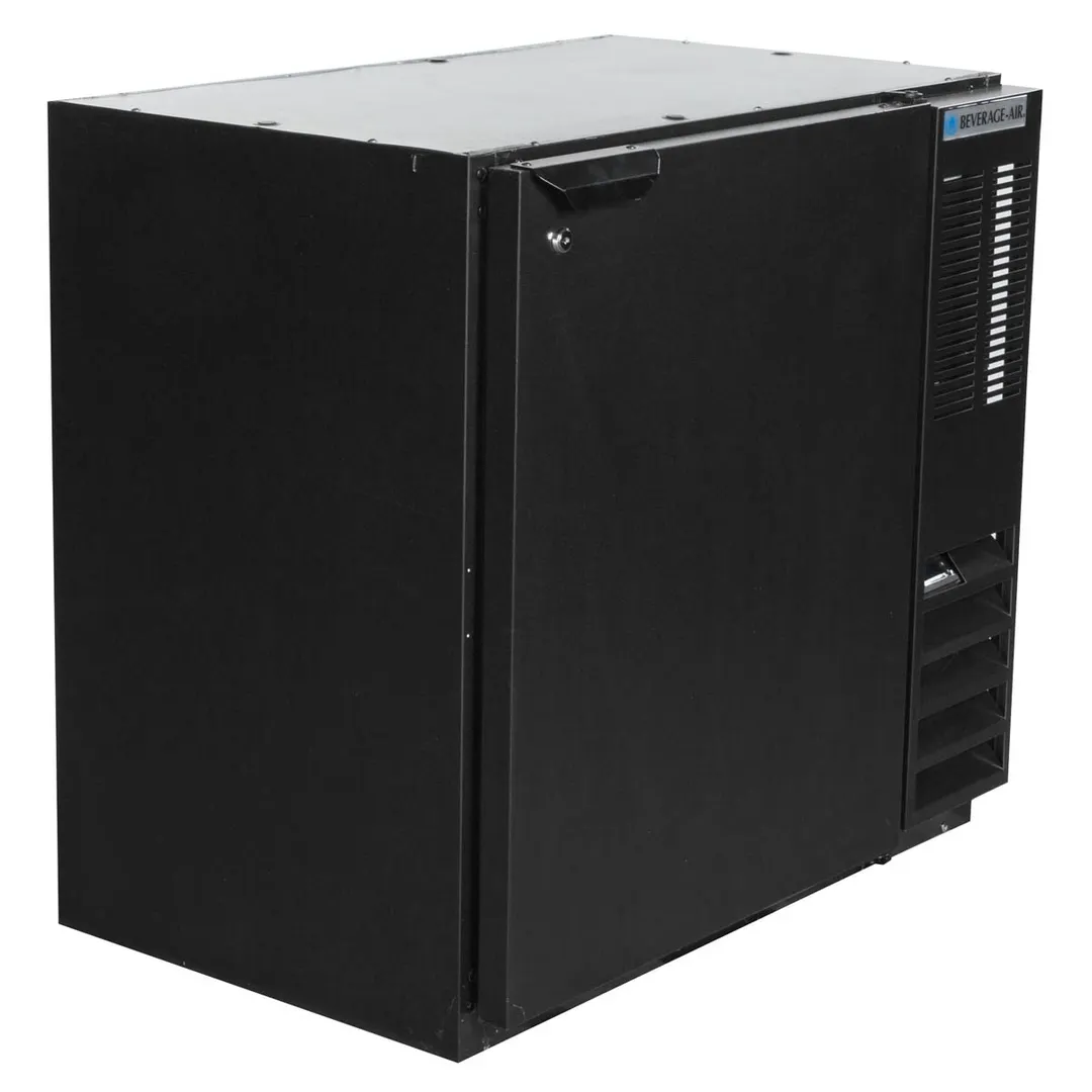 Beverage Air BB36HC-1-B 36" 1 Section Back Bar Cooler with Solid Door