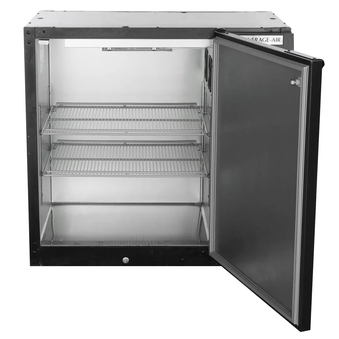Beverage Air BB36HC-1-B 36" 1 Section Back Bar Cooler with Solid Door