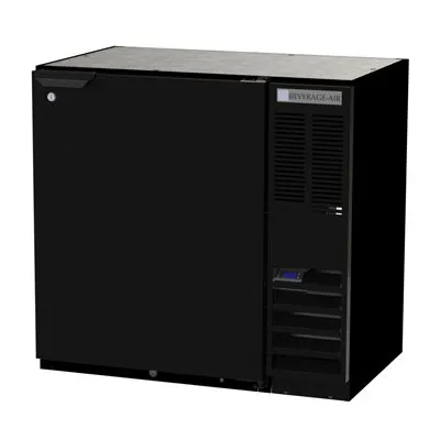 Beverage Air BB36HC-1-B 36" 1 Section Back Bar Cooler with Solid Door