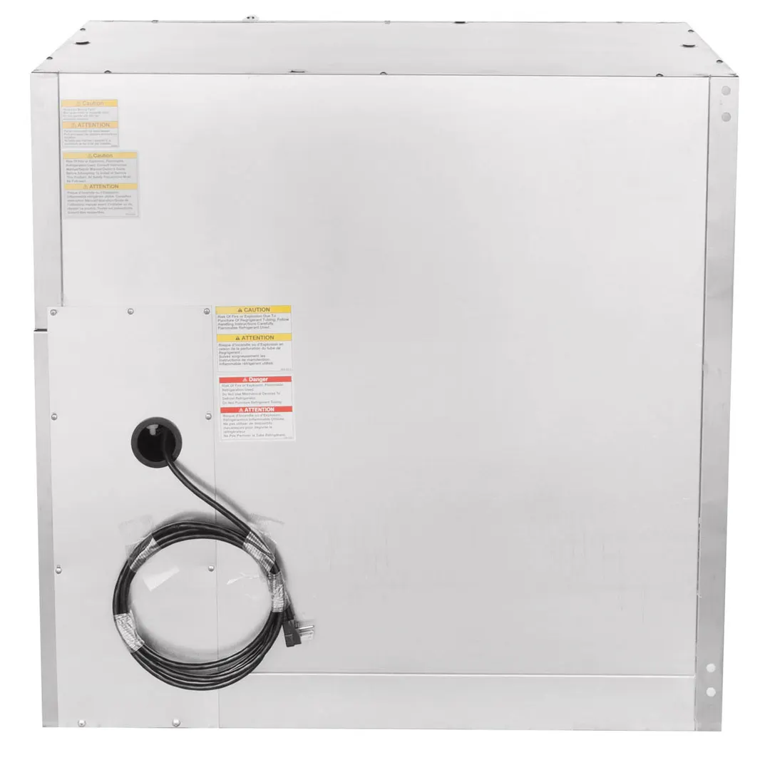 Beverage Air BB36HC-1-S 36" 1 Section Black Back Bar Cooler with Solid Door
