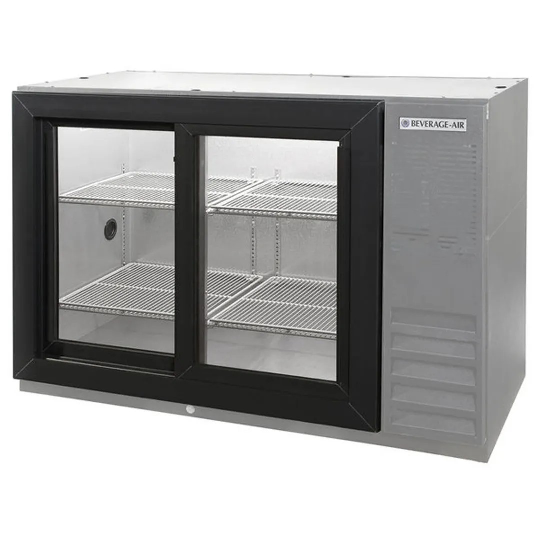 Beverage Air BB48HC-1-GS-PT-S 48" Pass-Thru Glass Door Back Bar Cooler