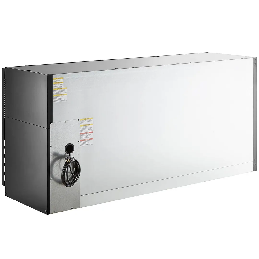 Beverage Air BB72HC-1-GS-B 72" 3 Section Black Back Bar Cooler with Glass Door