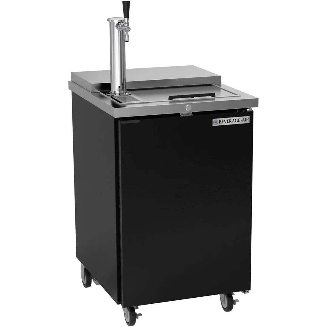 Beverage Air BM23HC-C-B 24" Draft Beer Cooler w/ 1 Keg, 7.66 cu. ft., 1 Single-Tap Tower