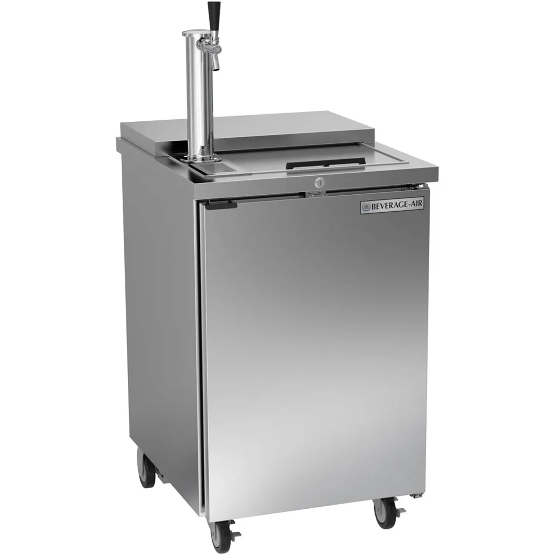 Beverage Air BM23HC-C-S 24" Draft Beer Cooler w/ 1 Keg, 7.66 cu. ft., 1 Single-Tap Tower