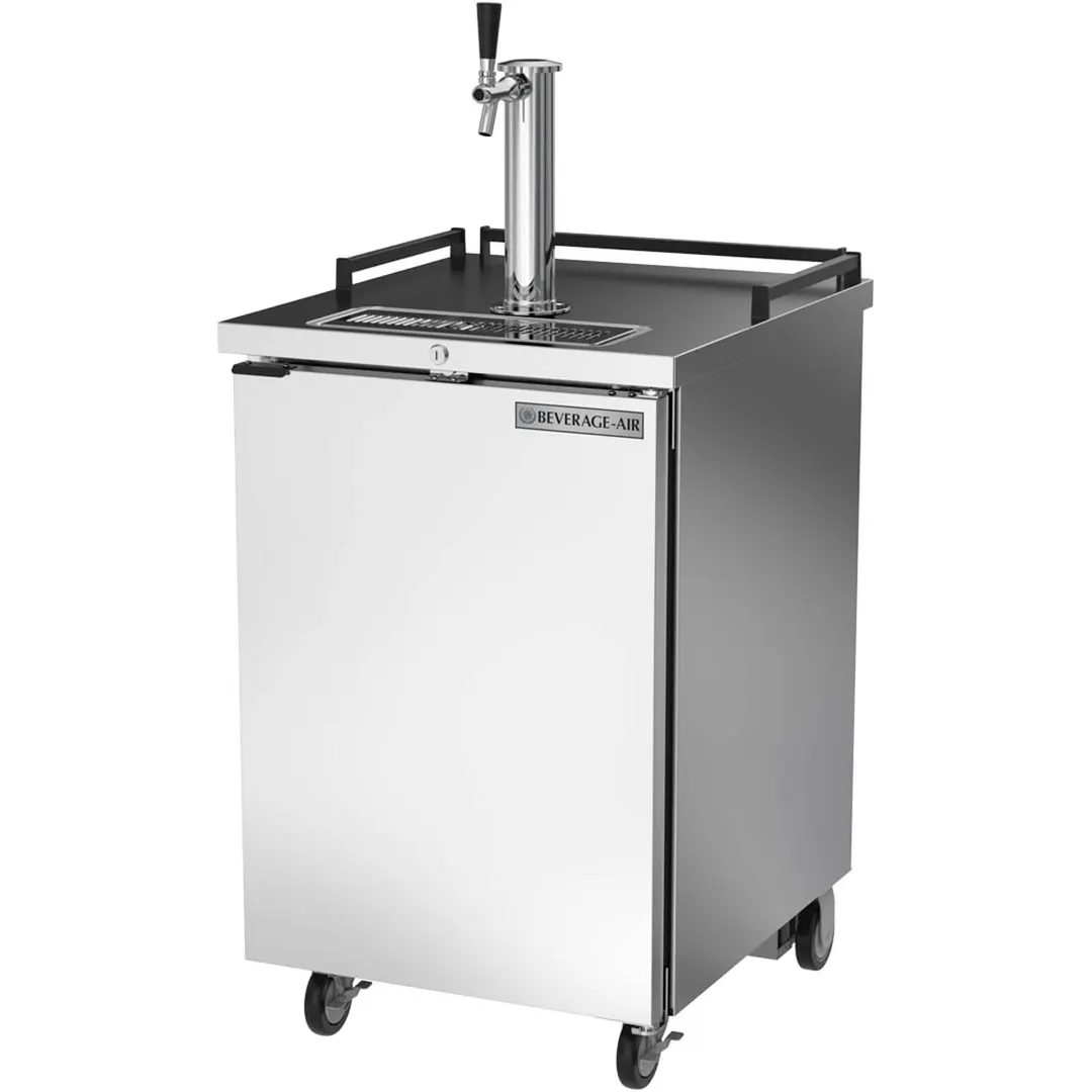 Beverage Air BM23HC-S-31 24" 1 Column Draft Beer Cooler, 7.66 cu. ft.