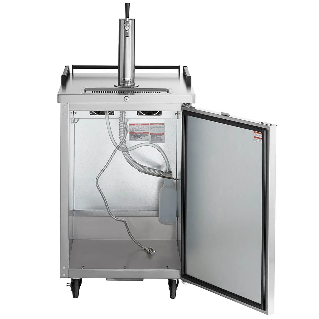 Beverage Air BM23HC-S-31 24" 1 Column Draft Beer Cooler, 7.66 cu. ft.