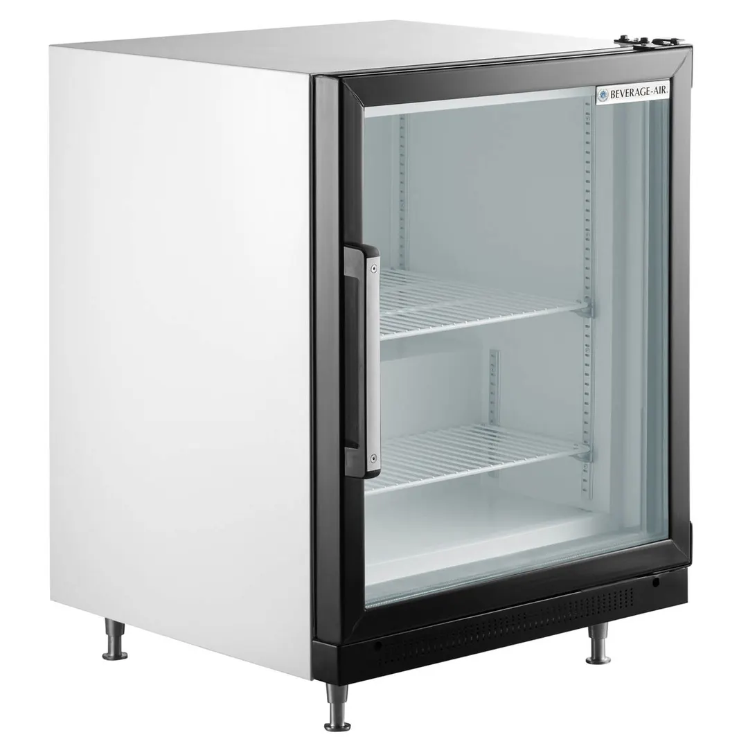 Beverage Air CF3HC-1-W 23" Countertop Glass Door Freezerin White, 2.9 cu. ft.