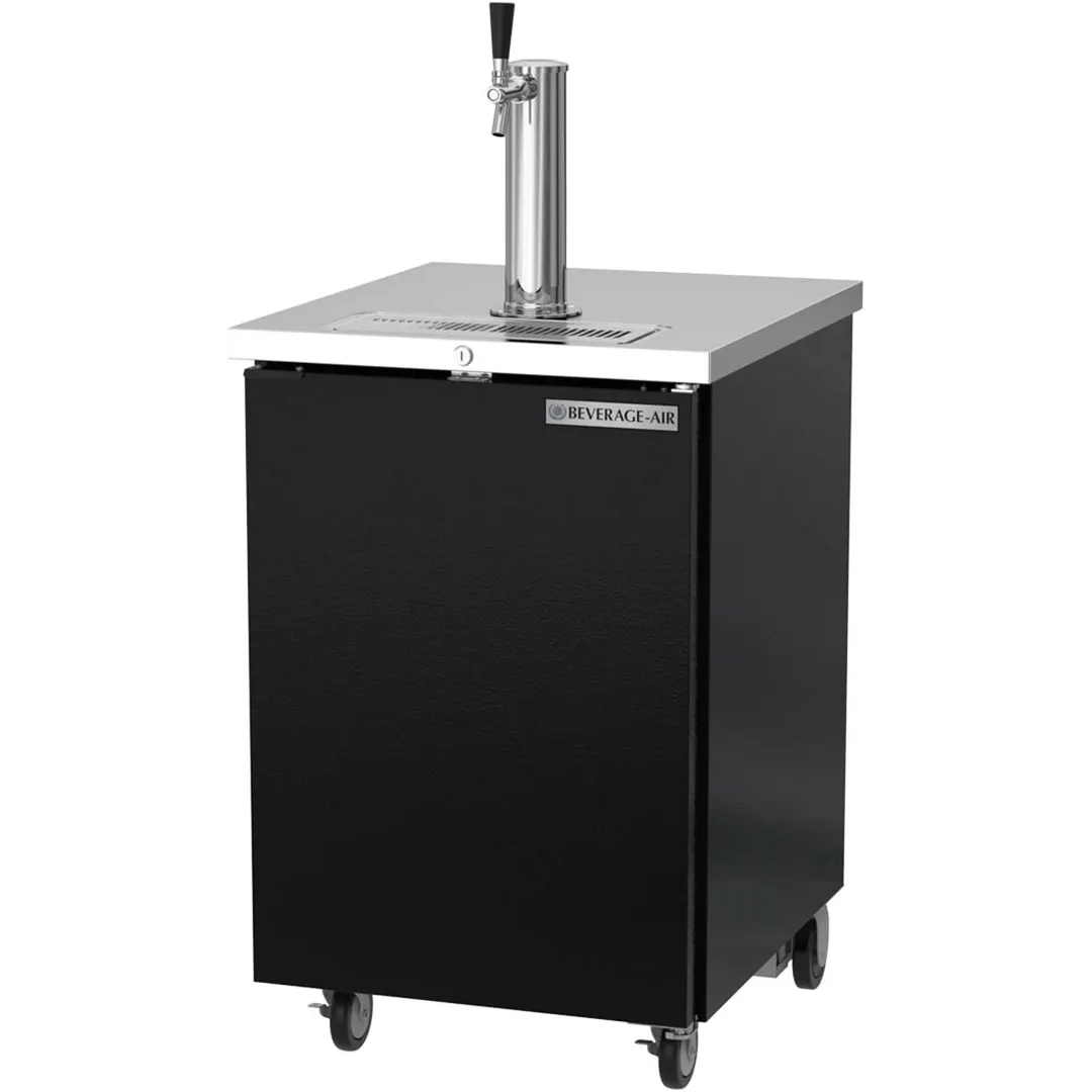Beverage Air DD24HC-1-B 24" Draft Beer Cooler w/ 1 Keg, 7.66 cu. ft., 1 Single-Tap Tower